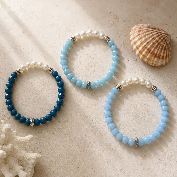 Beaded Trio in Coastal Blues 1.webp
