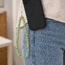 Green Beaded Phone Strap Lifestyle 4.webp