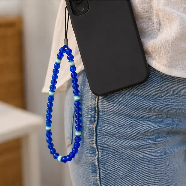 Blue Beaded Phone Charm 4.webp
