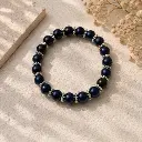Midnight Navy Beaded Stretch.webp