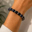 Midnight Navy Beaded Stretch 4.webp