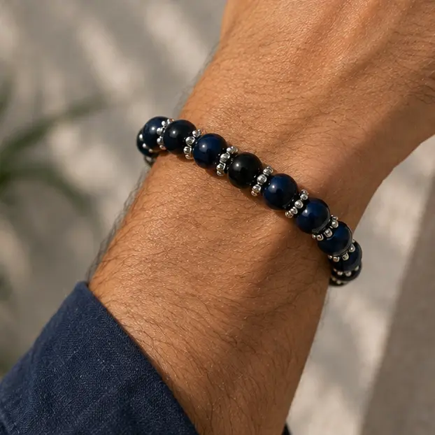 Midnight Navy Beaded Stretch 7.webp