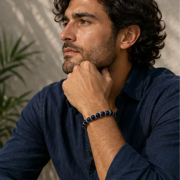 Midnight Navy Beaded Stretch 6.webp