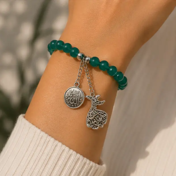 Green Beaded Lifestyle Stretch 4.webp