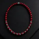 Red Beaded Choker Editorial 1.webp