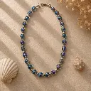 Iridescent Blue Beaded 4.webp