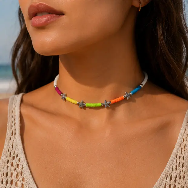 Colorful Starfish Choker 4.webp