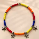 Colorful Starfish Choker Lookbook 1.webp
