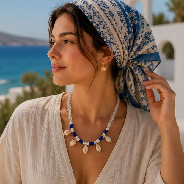 Sunlit coastal chic with shell 4.webp