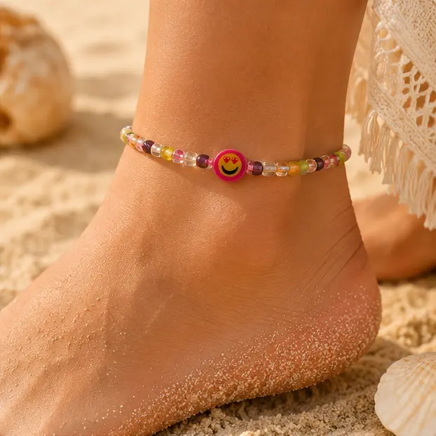 Beachy Beaded Anklet 2.webp