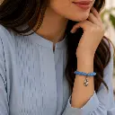 Blue Beaded Bracelet Lifestyle 2.webp