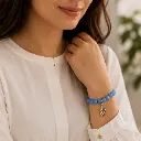 Blue Beaded Bracelet Lifestyle 3.webp