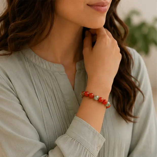 Warm Beaded Bracelet Lifestyle 3.webp