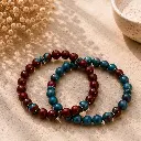 Midnight Cranberry bracelet set 1.webp