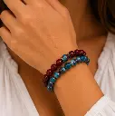 Midnight Cranberry bracelet set 2.webp