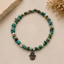 Turquoise Hamsa Necklace Lifestyle 1.webp
