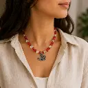 Red and Clear Allah Pendant 2.webp