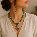 Emerald Whirling Dervish Pendant 4.webp