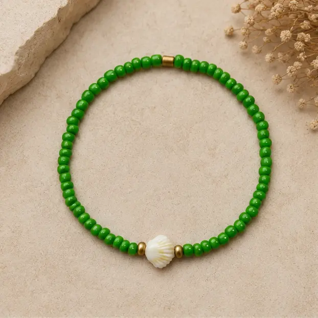 Beachy Anklet Collection Green 1.webp