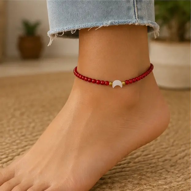 Beachy Anklet Collection Red 3.webp