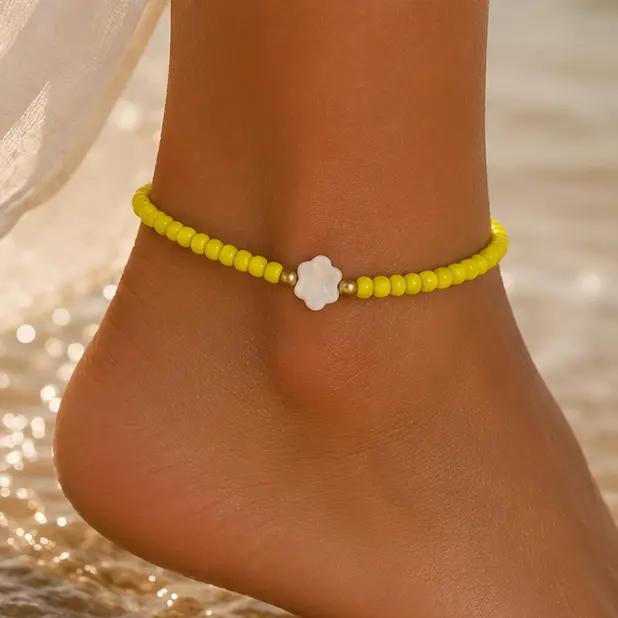 Beachy Anklet Collection Yellow 4.webp
