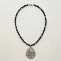 Midnight Onyx Teardrop Filigree Pendant 1.webp
