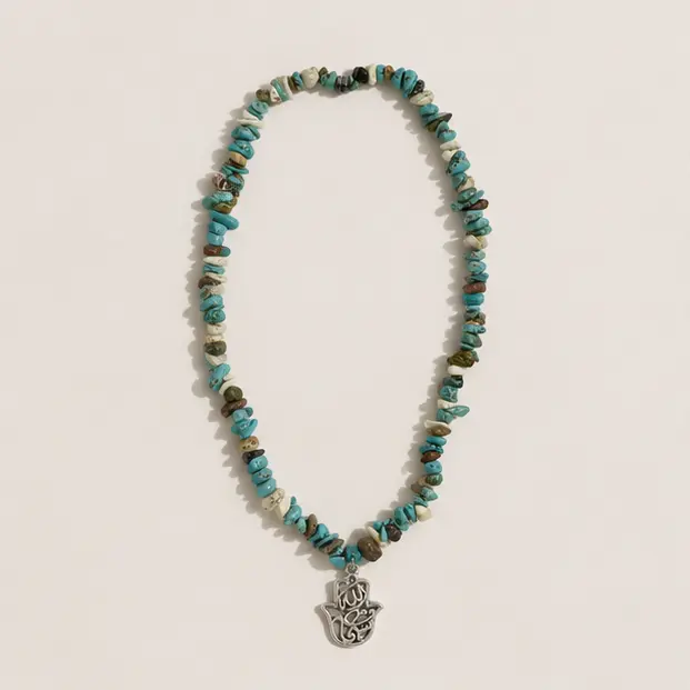 Bohemian Turquoise Chip Hamsa 1.webp