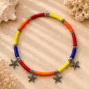 Colorful Starfish Choker Lookbook