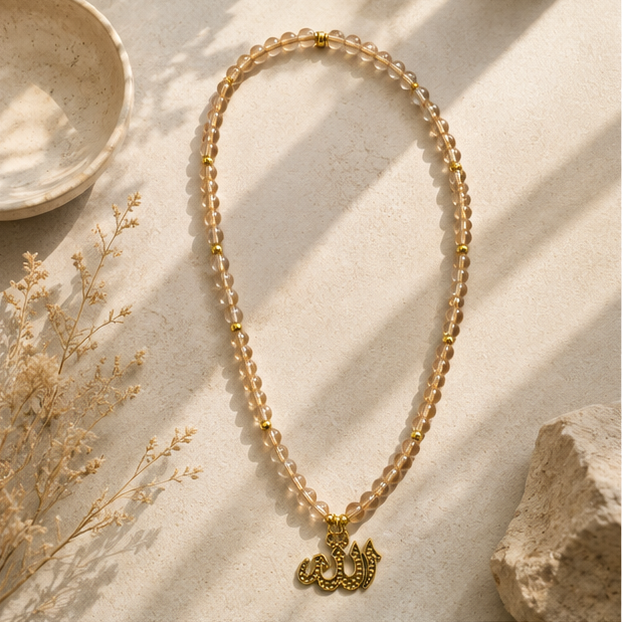 Beaded Allah Pendant