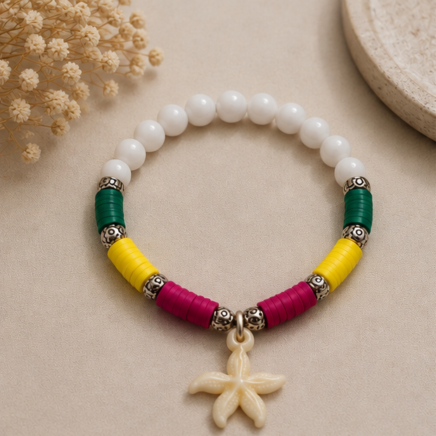 Colorful Starfish Charm