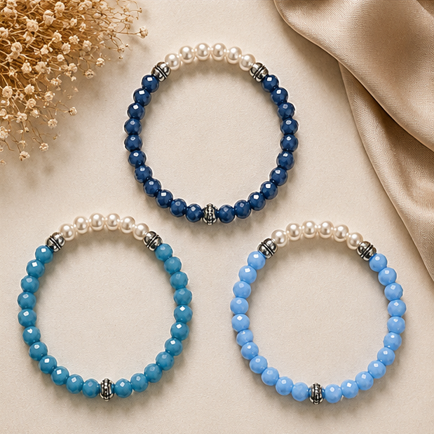 Elegant Beaded Bracelet Set
