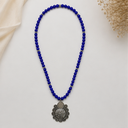 Blue and Silver Medallion