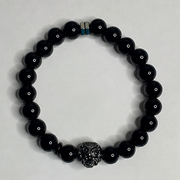 Black Beaded Lion