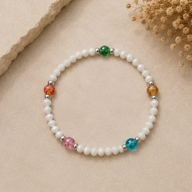 White and Multi-Gem