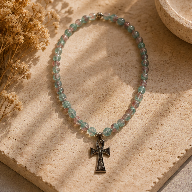 Ankh Necklace Lifestyle