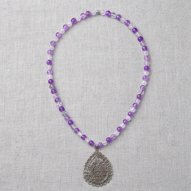 Purple Crystal Quad-Panel