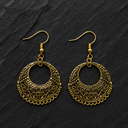 Golden Filigree Earrings