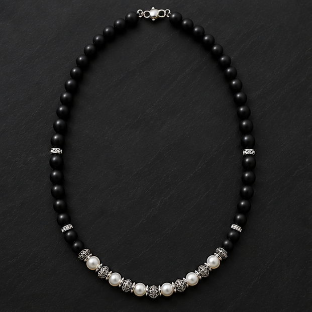 Black Pearl and Bead